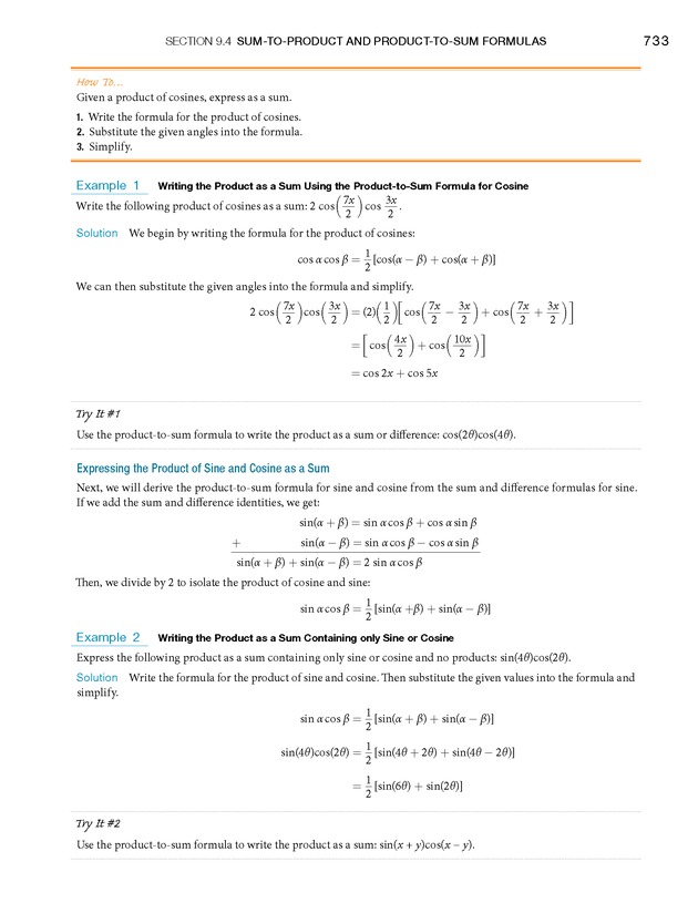 Algebra and Trigonometry - Front Matter 751